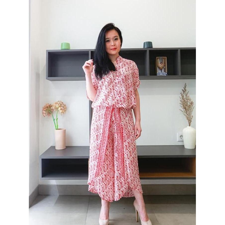 BEST SELLER / PREMIUM ONE SET CLARA TOP ONE SET BATIK WANITA CLARA SHIRT BATIK KEMEJA KERJA BATIK KA