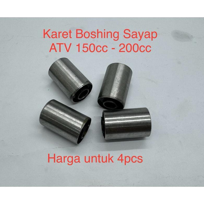 Awet Karet Boshing Sayap / Arm / Kaki Depan Atv - Utv - Buggy - Mini Jeep 150Cc - 200Cc - 4Pcs