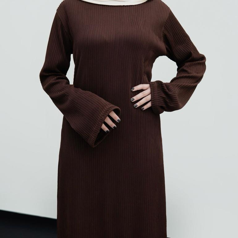 NEW PRODUCT LOOKME.COO - GAURI DRESS KNIT PLISKET PREMIUM