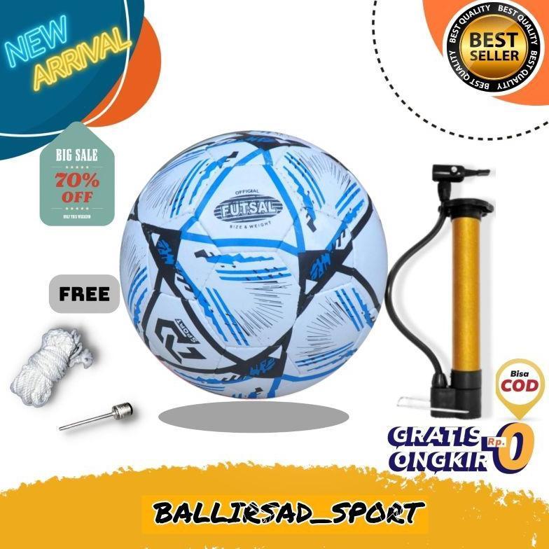 ORIGINAL BOLA FUTSAL SIZE 4/BOLA FUTSAL MURAH/BOLA FUTSAL FREE ALAT POMPA