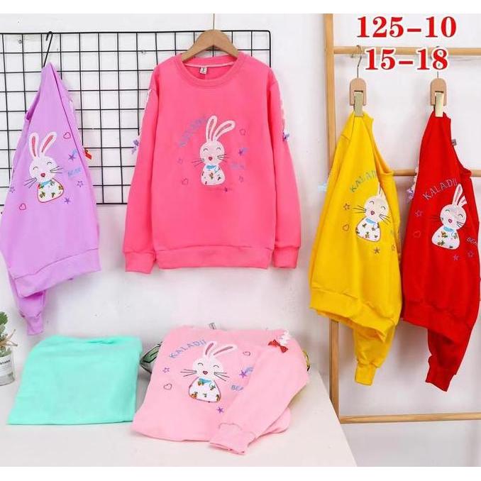DI102 - Sweater Anak Perempuan 2 Tahun - 11 Tahun 100% Import