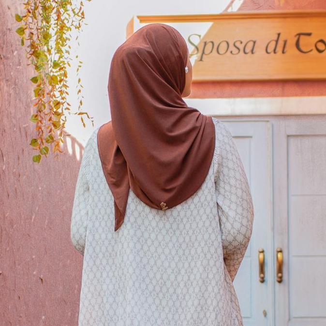 Thebest- Deyn Scarf - Terra Instan Scarf - Hijab Instan Jersey