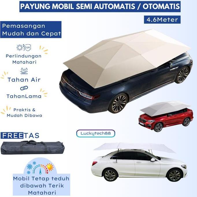 Payung Mobil Portable 4.6M | Payung Mobil Otomatis | Payung Mobil Protektor | Payung Mobil Semi Otom