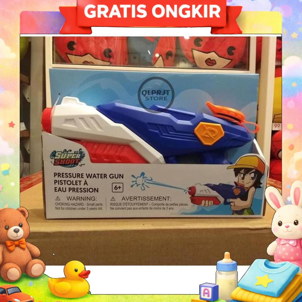 Pistol Air Water Gun Keren Mainan Anak By Miniso Japan