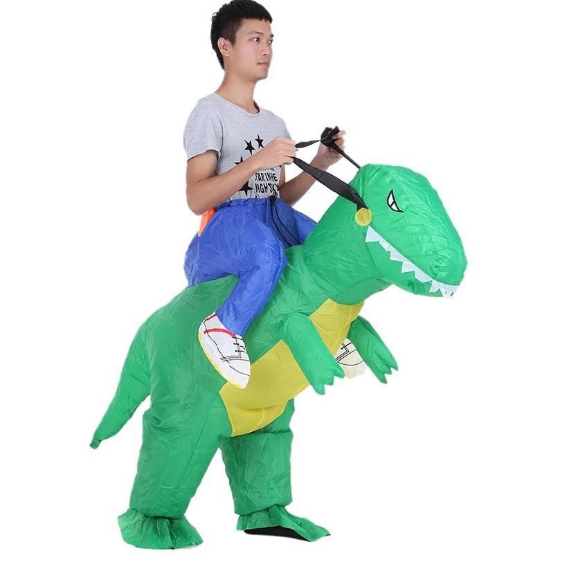 Kostum Dino Dinosaurus Anak Dewasa Kostum Dino Pesta Unik Cosplay Ultah Lucu Badut Angin Inflatable