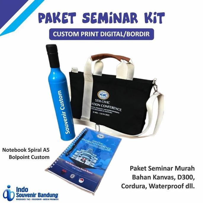 HOT SALE paket seminar kit / paket full / tas / notebook / bolpoint