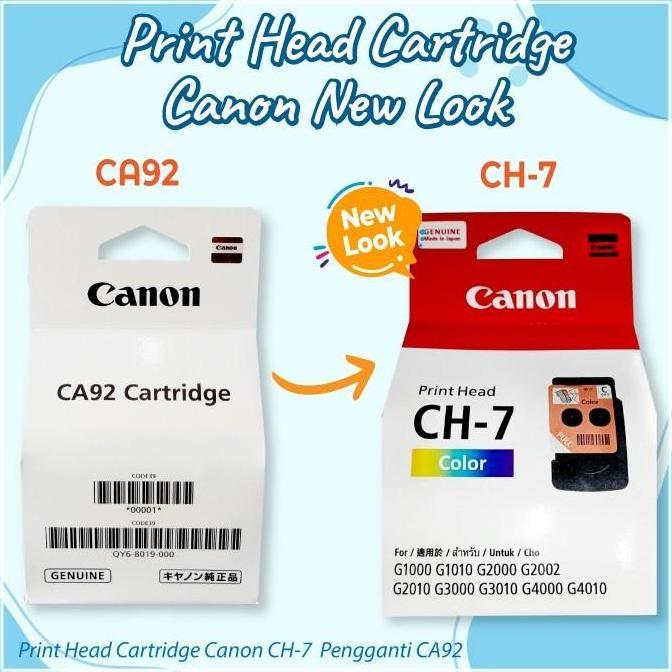 PrintHead Cartridge Original Canon CH7 BH7 Pengganti CA91 CA92