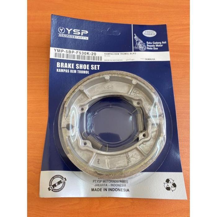 (Grosir) Ysp Kampas Rem Belakang Tromol (Harga Per 3Set) Vega Zr 5D9 Mio, Mio J, Mio M3, Vega R New,