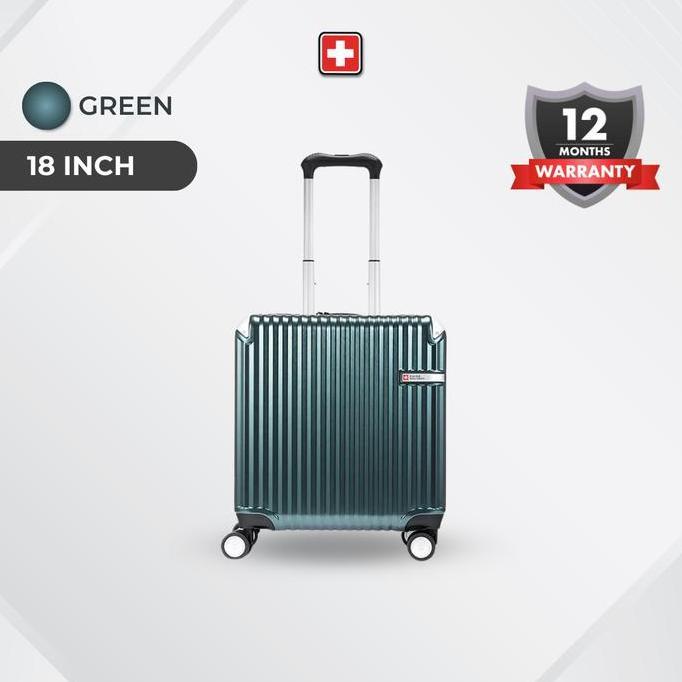 Swiss Military Koper Solio Green - Koper Kabin 18 inch