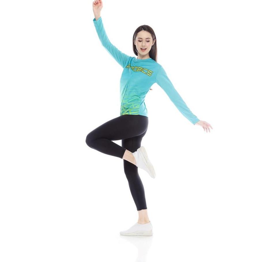 Moumentix- Baju Senam Wanita Aerobik Zumba Fitbes Running Lengan Panjang Hijab Apn-64