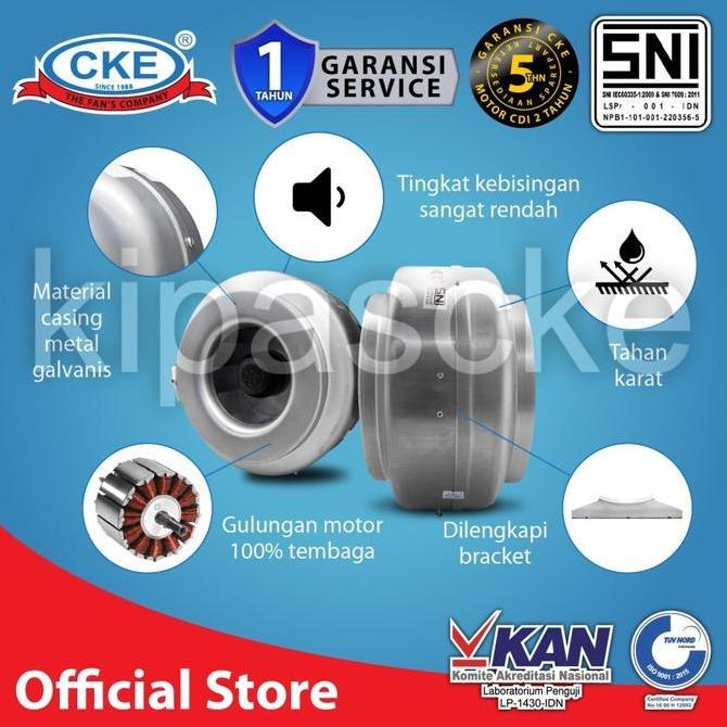 Terlaris Blower Inline Fan Cke 12 Inch Blower Hisap 12" Exhaust Fan Heavy Duty