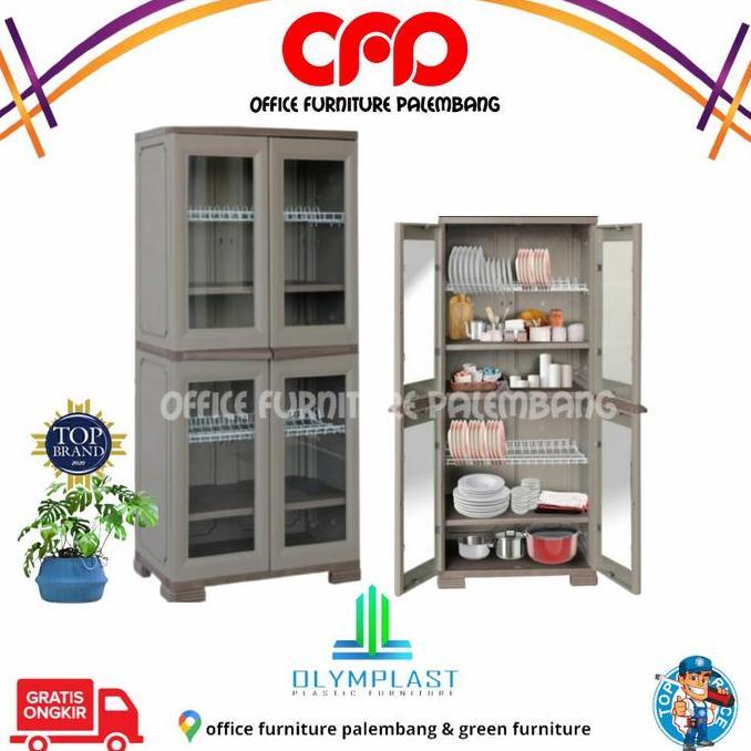 Terlaris Lemari Piring Rak Piring Tempat Penyimpanan Piring Olymplast Okl Jumbo