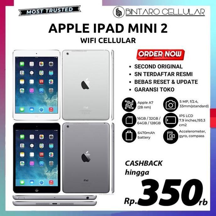 Bestone- iPad Mini 5 4 3 2 256GB 128GB 64GB 32GB 16GB Wifi Cellular | Second