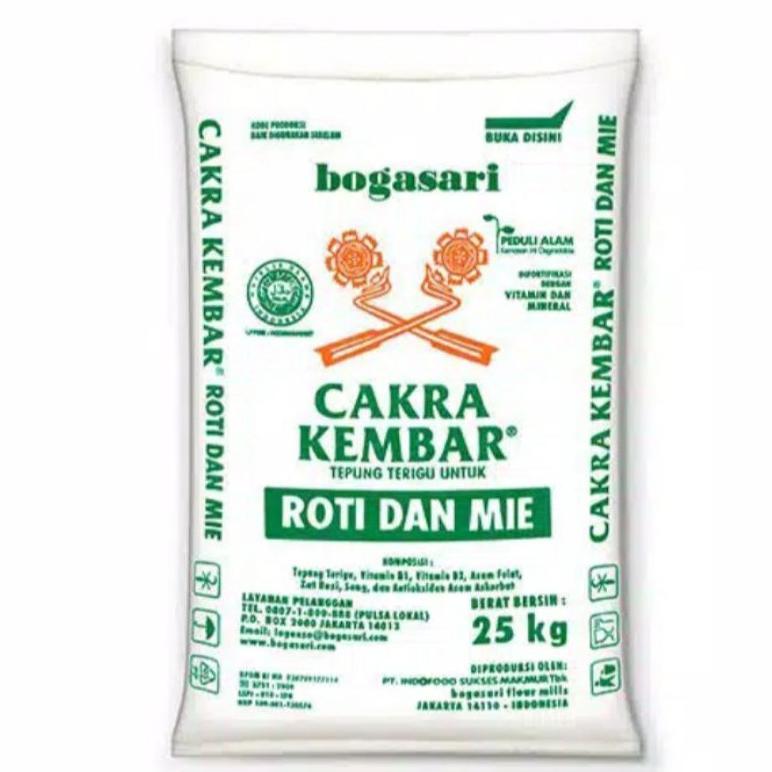 Cakra Tepung Terigu 25 Kg Instan Berkualitas Baik