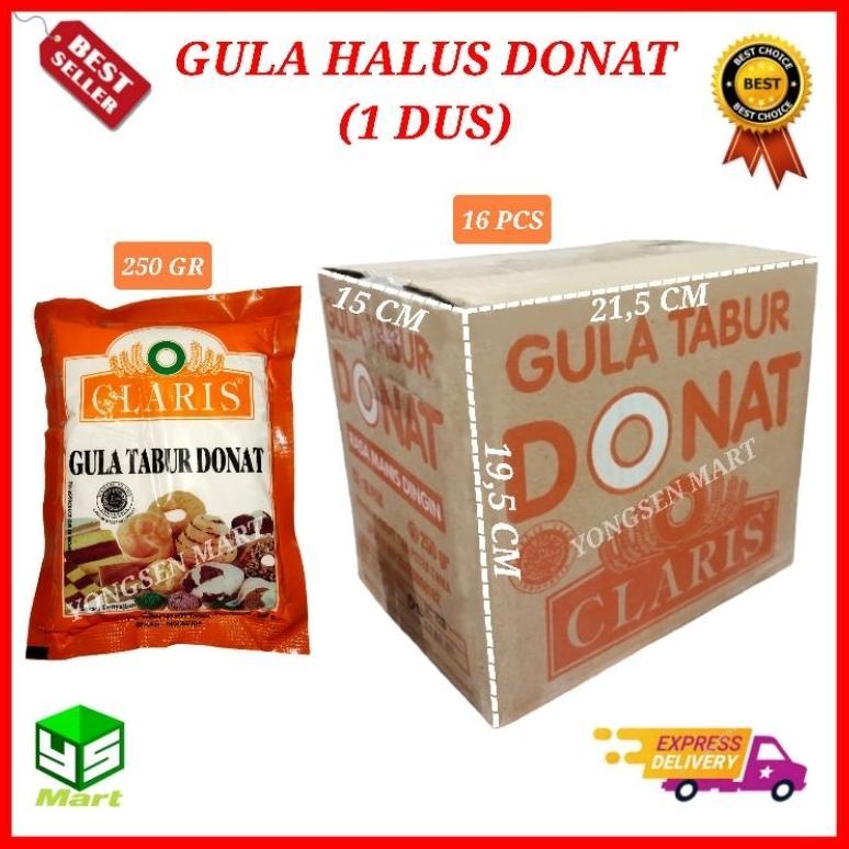 Gula donat 1 DUS , gula tabur donat , gula halus claris , gula donat