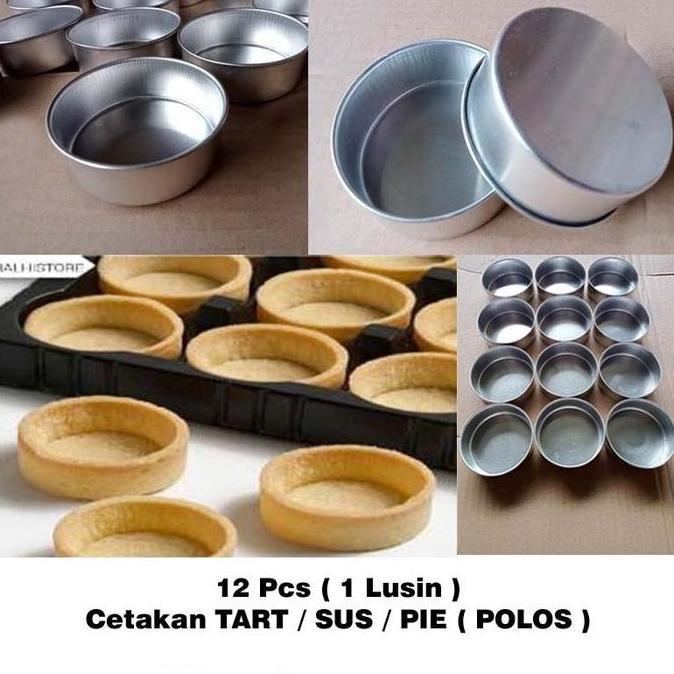 Bingbung- Isi 12 Pcs Cetakan Tart Let / Cetakan Tart Mini / Cetakan Pie Mini