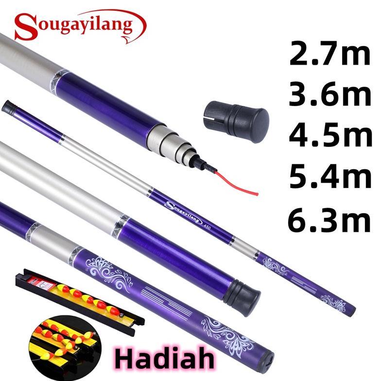 Sougayilang 2.7M-7.2M Joran Tegek 270-720cm Pancingan Joran Pancing