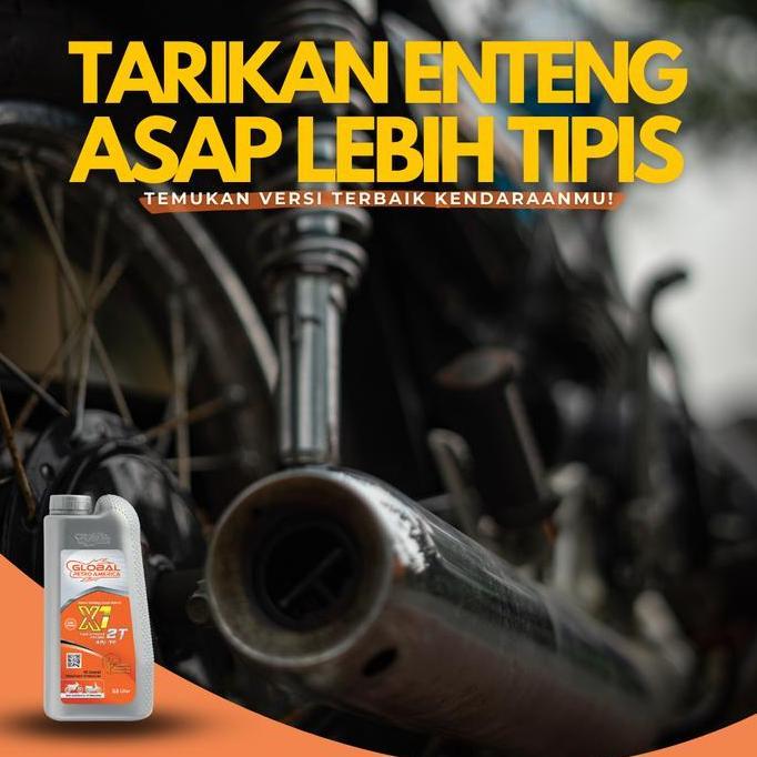 Olinol- Gpa X1 2T Api Tc Low-Smoke Untuk Oli Samping Mesin 2-Stroke