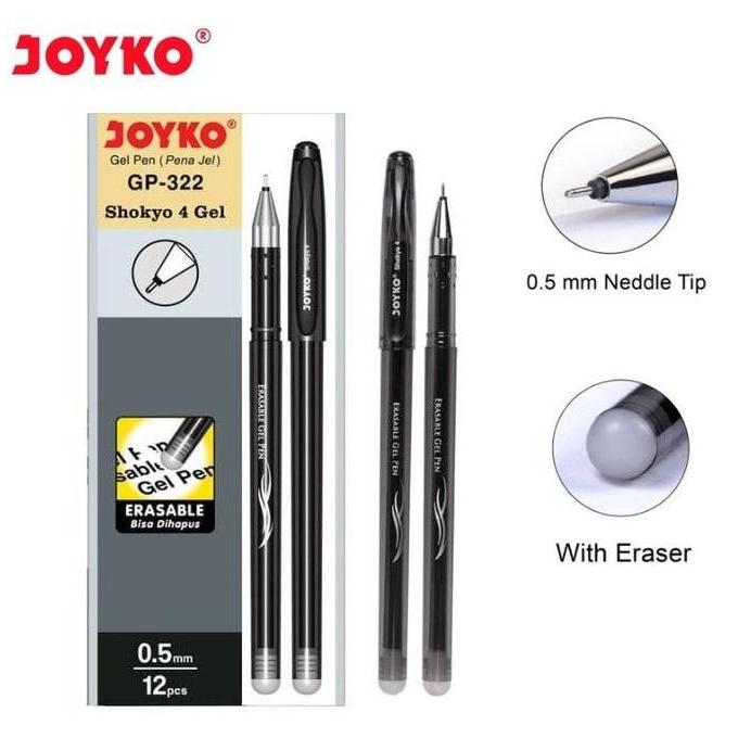 Whox- (12Pc) Pen Gel Bisa Dihapus / Pulpen Erasable / Bolpen Hapus Lucu Fancy Odemei