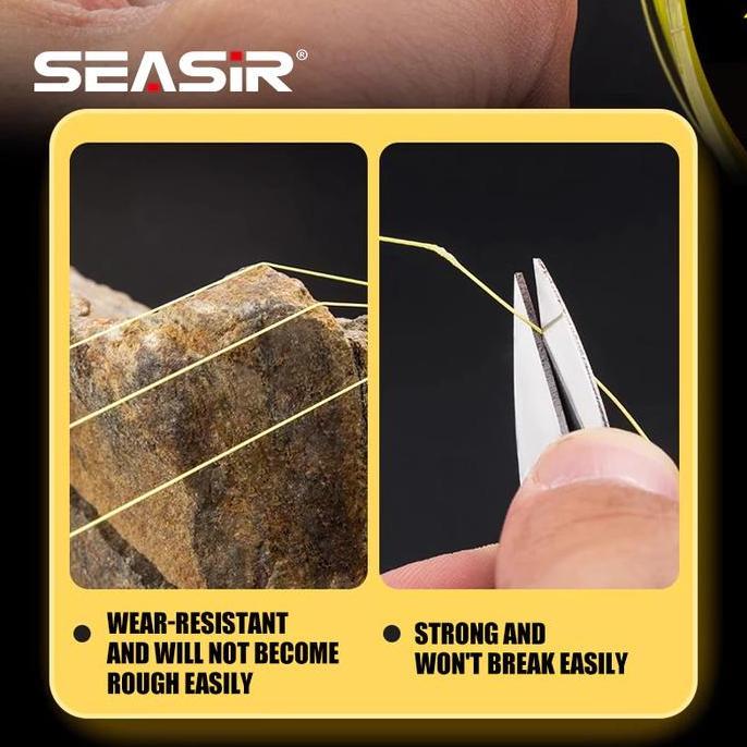 Fhistik- Seasir Overcast Pe X8 Senar Pancing (100M/300M, 6.8Kg-22.7Kg) Braided Fishing Lines 8 Untai