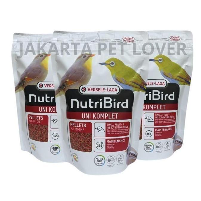 Bluee- Nutribird Uni Komplet 250 Gram Pakan Pleci Kaleng Penyok