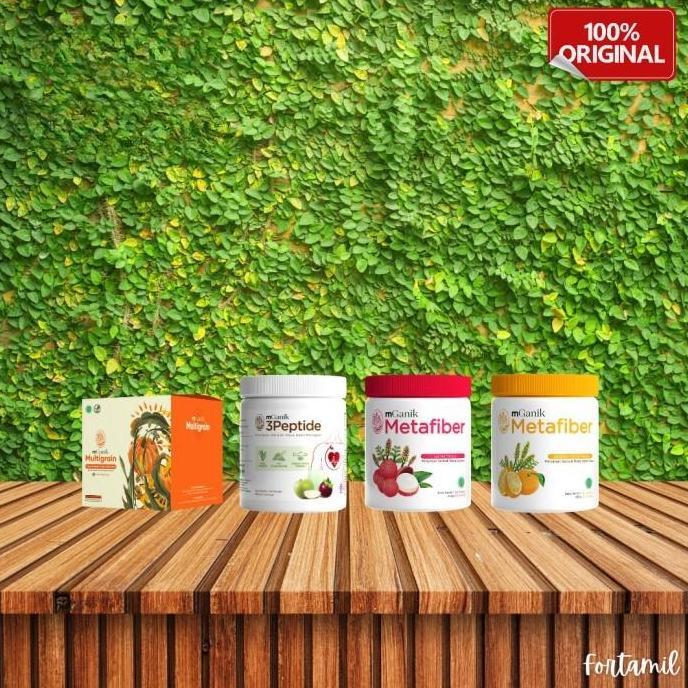 Cod,Bisa- Mganik M Ganik Superfood Multigrain 500Gr 20 Sachet Sereal Labu Kuning