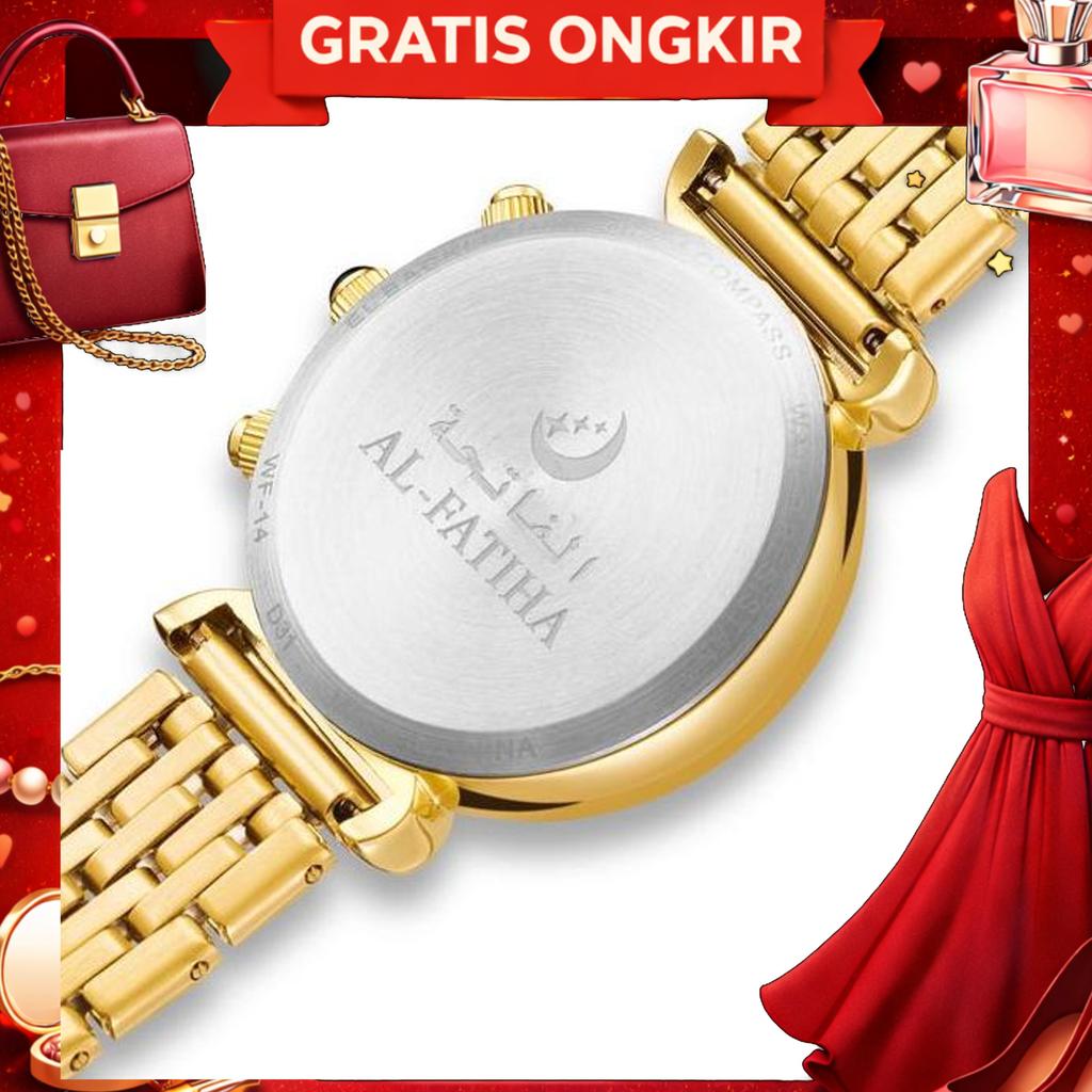 Jam Tangan Adzan Otomatis Jam Tangan Pengingat Sholat Alfatiha Wf-14 Dengan Jadwal Sholat Yang Akura