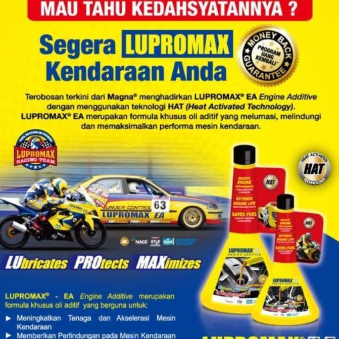 Olinol- Lupromax Engine Additive Aditif Oli Mesin Booster Oli 150 Ml