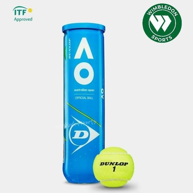 Badwill- Bola Tenis Dunlop Australian Open Official Tennis Ball Isi 4 / Ao Ball