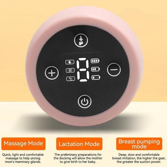 Bbyxx- Topborn Electric Breast Pump Pompa Payudara Listrik Portabel Bahan Keamanan Food Grade Getara