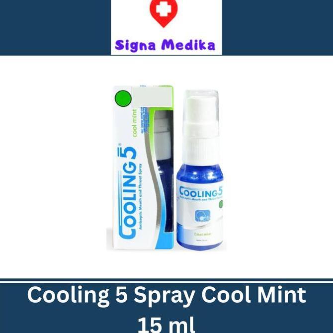 COOLING 5 SPRAY SARIAWAN COOL MINT - Obat Pereda Sariawan