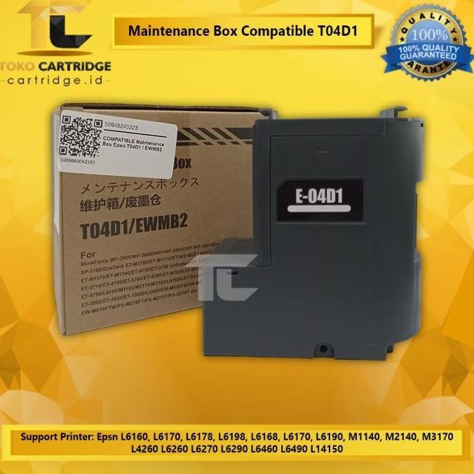 Epson Maintenance Box T04D1 Kotak Pemeliharaan L6270 L6260 L6290 L4260 Compatible For Epson Printer