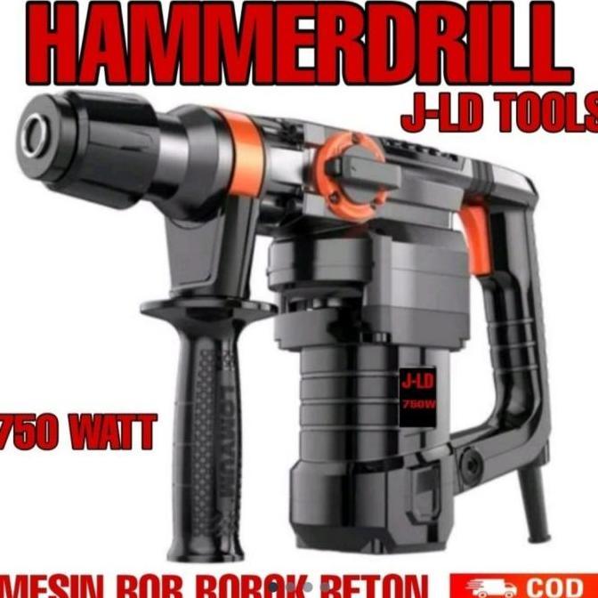 mesin rotary hammer drill bor bobok beton jld 26-1 2 mode
