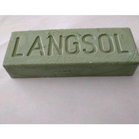 LANGSOL Batu Poles Hijau / Batu Hijau / Batu Poles Sabun Stainless Lan