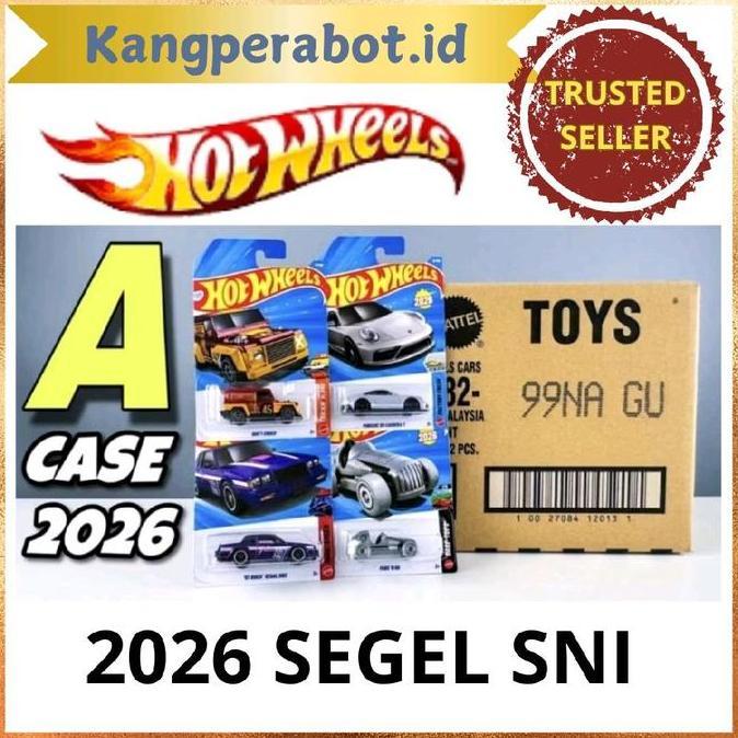 Hot wheels 1 dus/box - Lot 2025 2026 C4982 Segel SNI Original 100%
