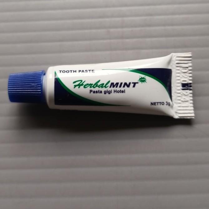 pasta gigi hotel 3 gr, odol hotel,pasta gigi hotel, odol herbalmint isi 1000pc