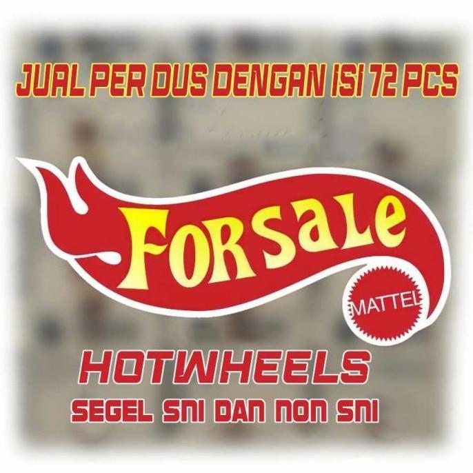 HOTWHEELS / HOT WHEELS LOT 1 DUS BARU SEGEL SNI & NON SNI ISI 72 PCS