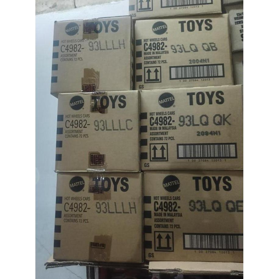 Hotwheels / Hot Wheels Lot 1 Dus Baru Segel SNI Isi 72 Pcs