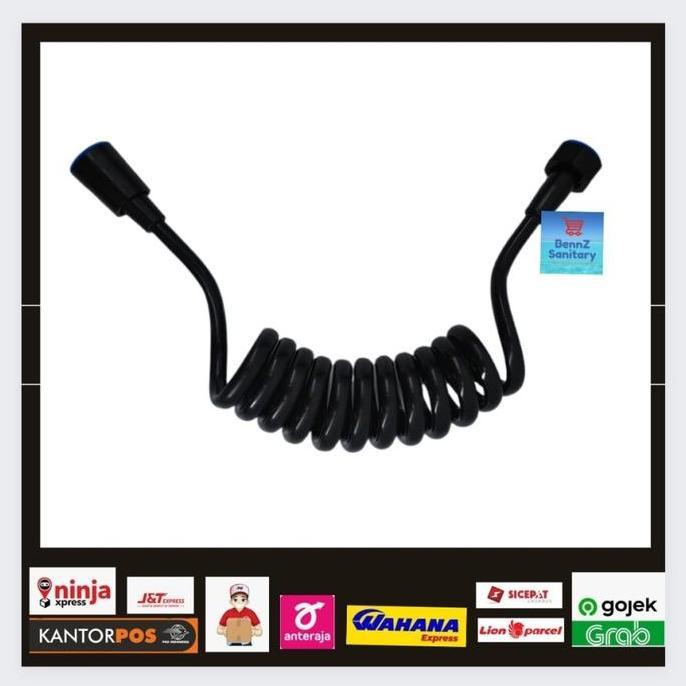 Serbaledeng- Selang Shower Spiral 150 Cm/Selang Toilet Kloset Duduk/Selang Shower