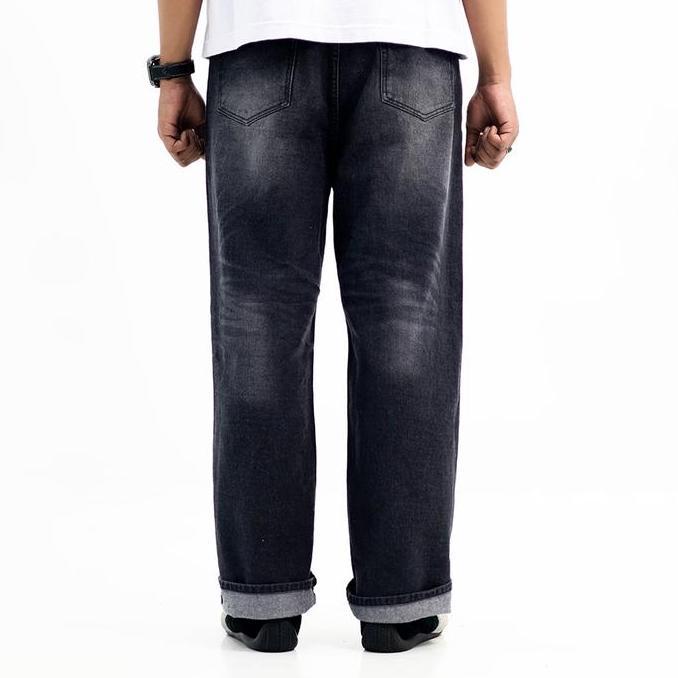 Trondheim Celana Denim Pria Loose Jeans Black Jalmar
