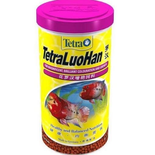 Blebeb- Pakan Pelet Makanan Ikan Tetra Luohan Louhan Lohan 250 Ml