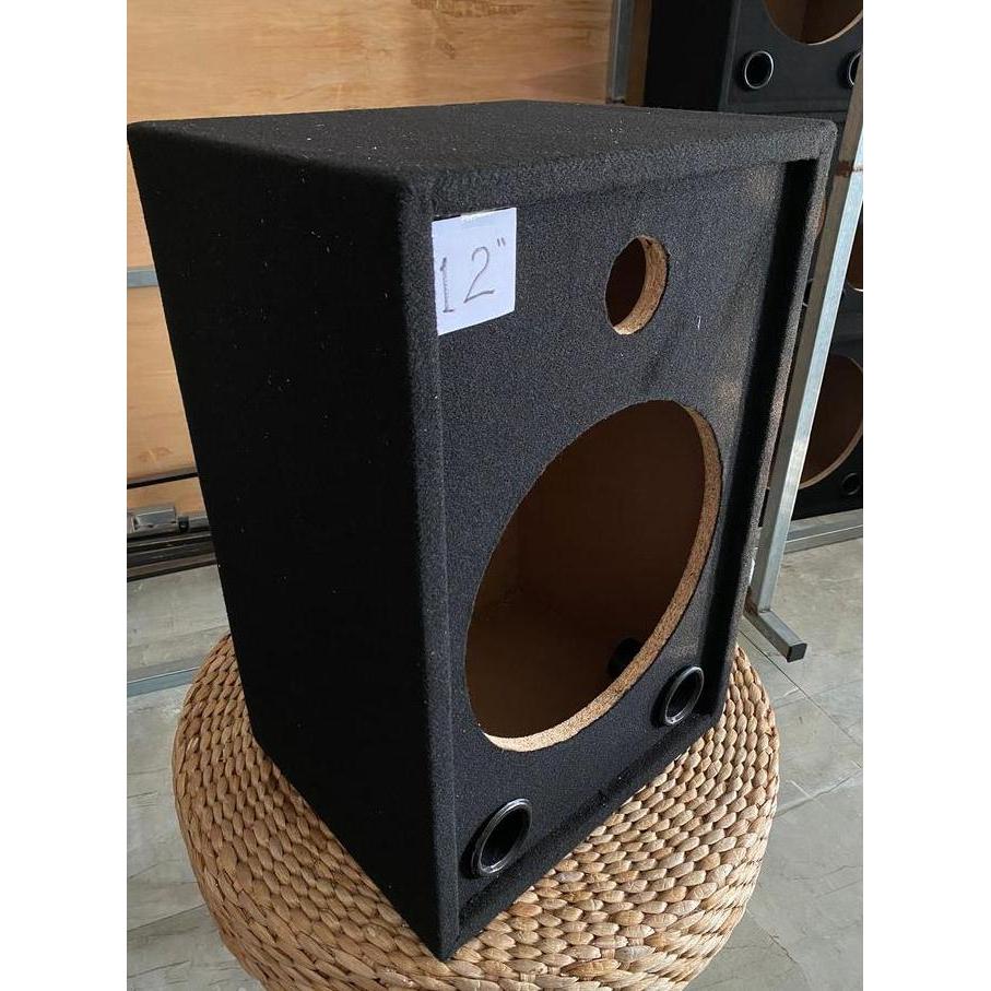 Box speaker altec polos 12 in inch woofer tweeter horeg ketebalan 15mm/ 18mm bok spiker Hitam Speker