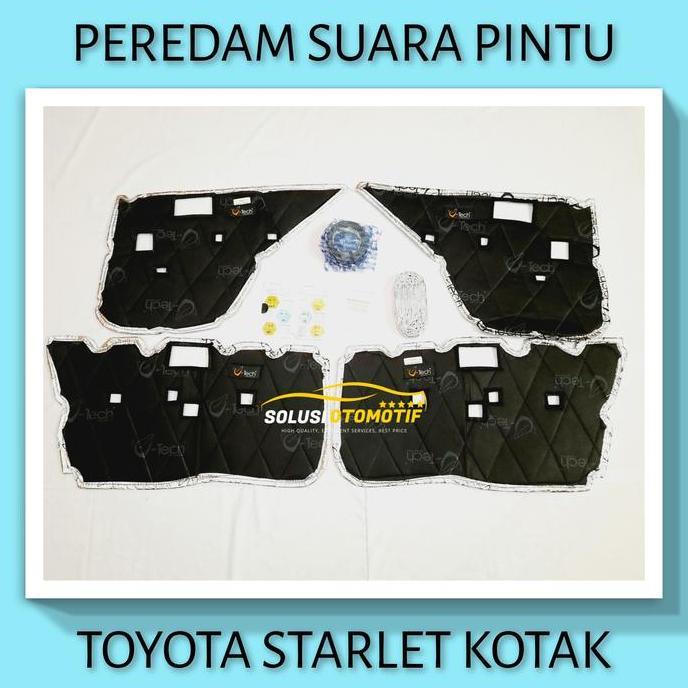 Promo TOYOTA STARLET KOTAK Peredam Suara Pintu Aksesoris Mobil VTECH Ori PnP Diskon