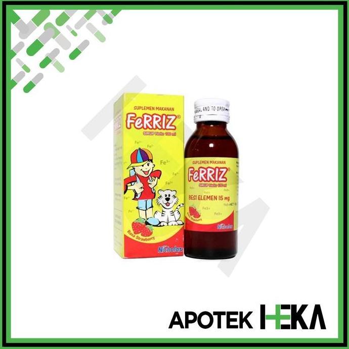 Ferriz Syrup 100 ml - Sirup Suplemen Zat Besi Anak