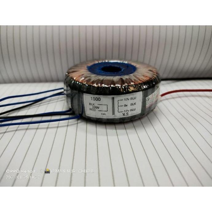 Bestone- trafo equalizer dbx 1231 2231 ashley 3102 / 0 220v 17v ct 17v x2 dobel