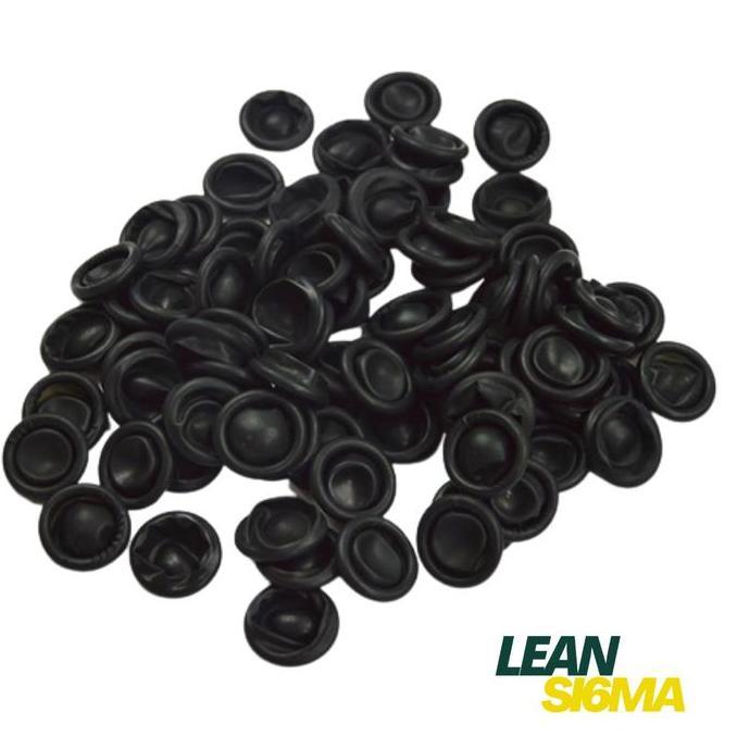 ESD Anti Static Black Finger Cots Cleaning Latex