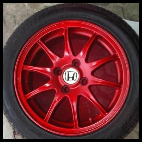 TERBARU CAT KARET VELG CARLAS PYLOX MERAH RED DOFF C6 MOBIL MODIFIKASI RACING 