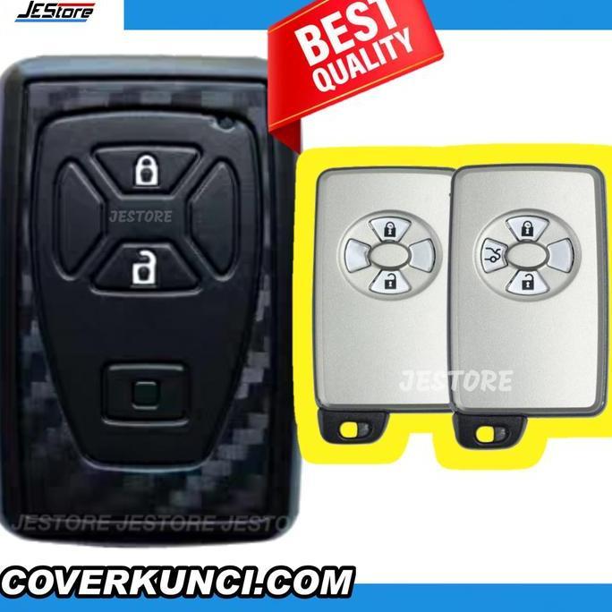 YARIS ALPHARD Cover Kunci TOYOTA Casing Kunci TOYOTA CARBON BK YARIS BAKPAO Sarung Remote