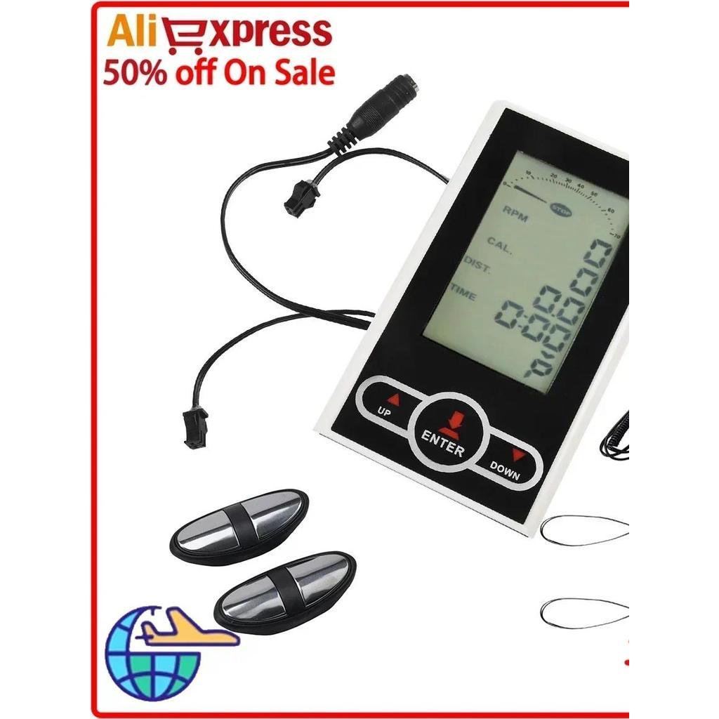 1Set Exercise Bike Monitor Speedometer Stationary Bike Elliptical Trainer Display Exercise Bike Moni