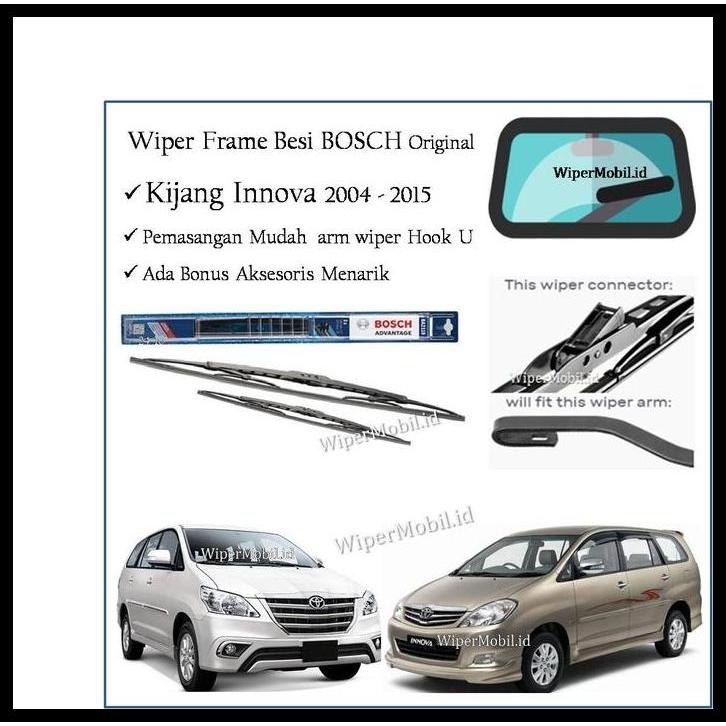 TERBARU WIPER KACA MOBIL TOYOTA INNOVA 2008 2009 2010 2011 2012 2013 2014 2015